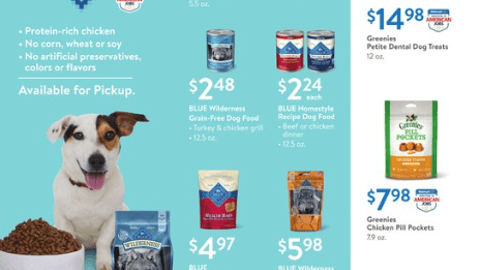 Walmart Blue Buffalo 'Now Available' Circular Feature